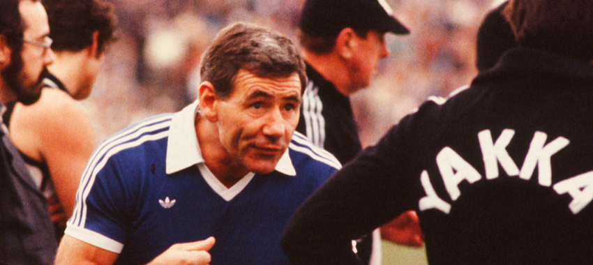 Tom Hafey became a coaching legend while in charge of Richmond (1966-1976) and Collingwood (1977-1982)