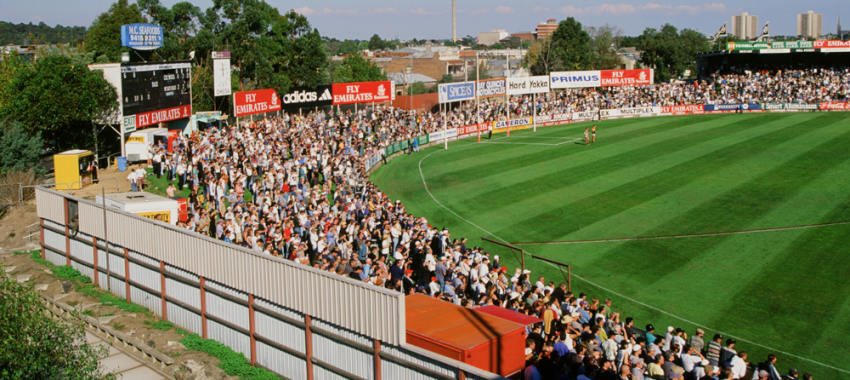 A view of Victoria Park from the round three match against West Coast in 1999.